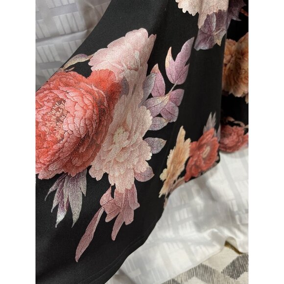 Charlotte Russe Women/junior Dress Size M Black Floral Print - Picture 15 of 15